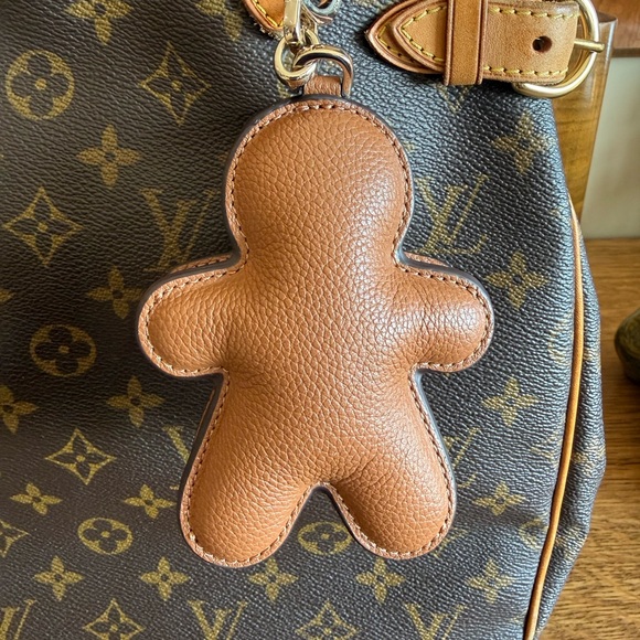❤️Authentic NWT Kate Spade Gingerbread Man Leather Bag charm❤️ - Picture 11 of 13